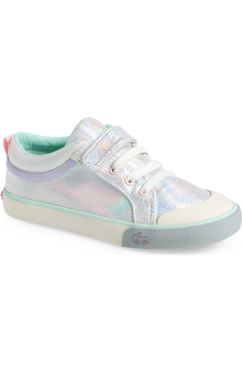 See Kai Run Kristin Sneaker, Main, color, Silver Metallic