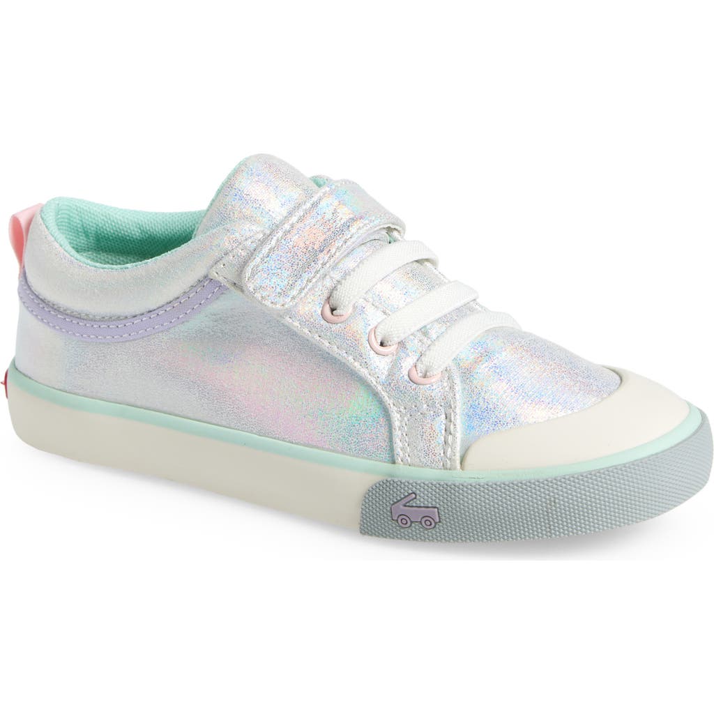 See Kai Run Kristin Sneaker In Silver Metallic