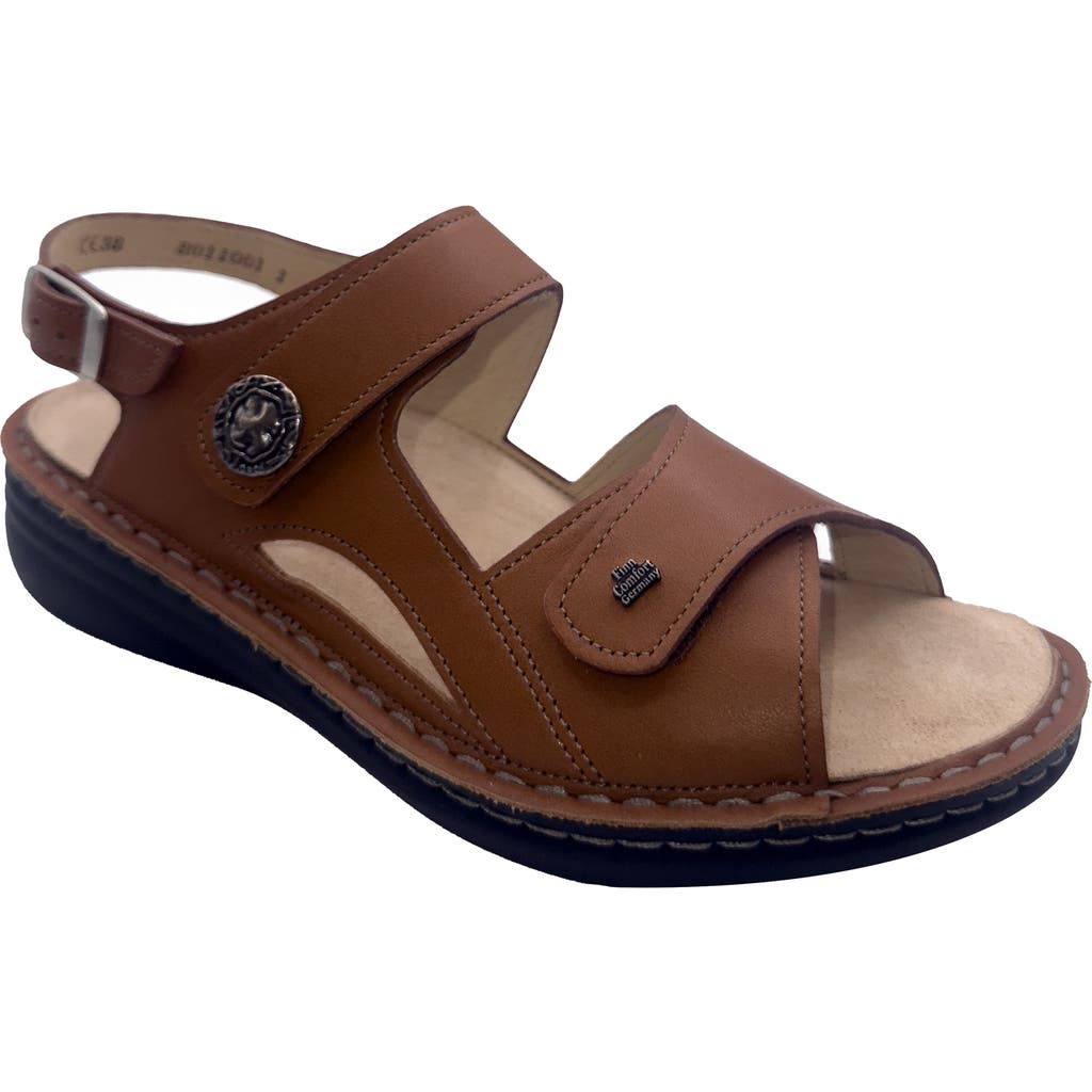 Finn Comfort Barbuda Sandal In Saddle