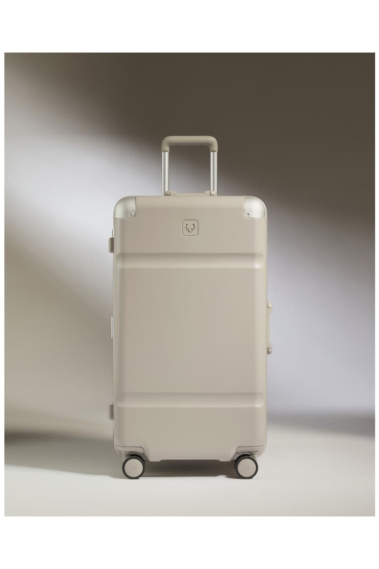 Trunk Luggage - Heritage Stripe, Alternate, color, Sandstone