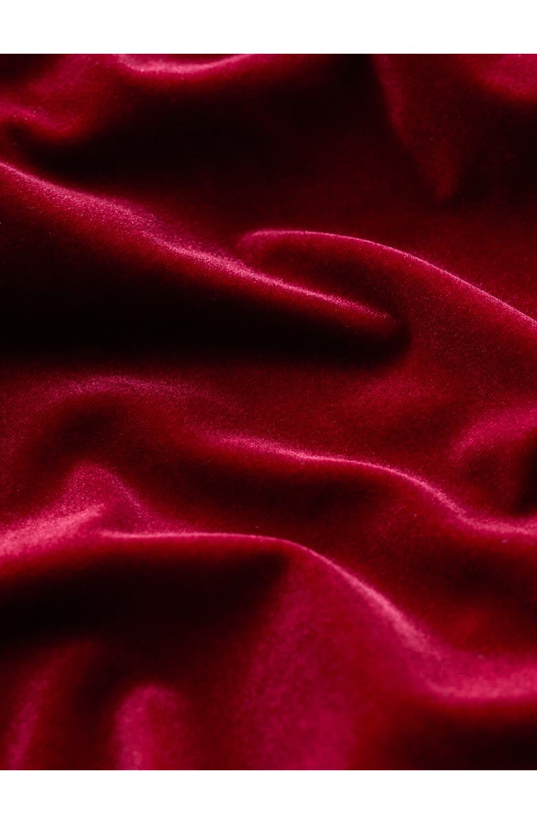 Seasalt Cornwall Four Lanes Puff Sleeve Velvet Dress, Alternate, color,