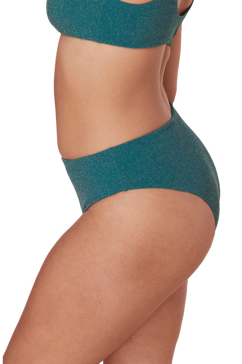 The '90s High Waist Bikini Bottoms, Alternate, color, CERAMIC