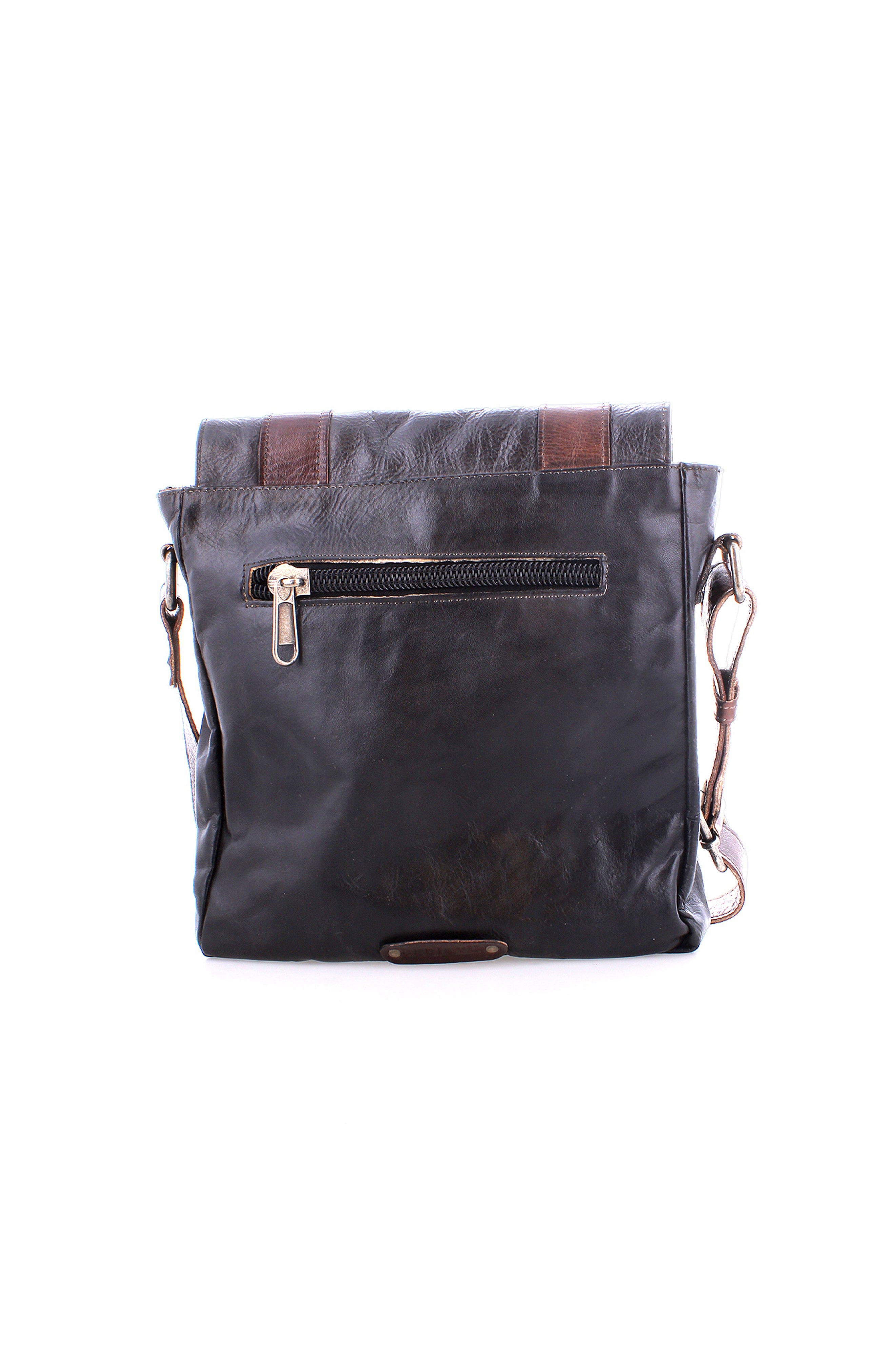 Bed Stu Hue Messenger, Alternate, color, Black Teak Rustic