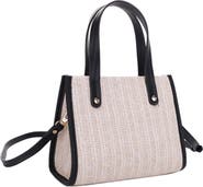 Mali + Lili Annabelle Mini Straw Satchel
