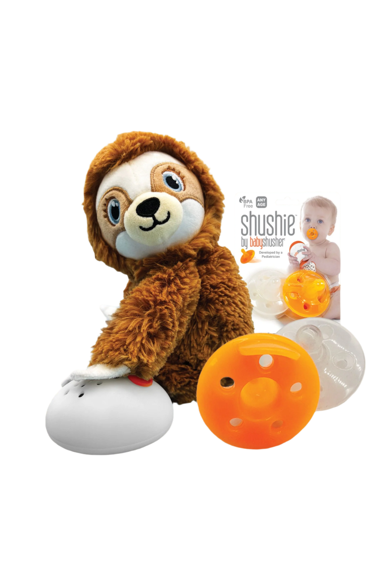 Sloth & Shushie 2-Pack Bundle, Main, color, Brown & White & Clear