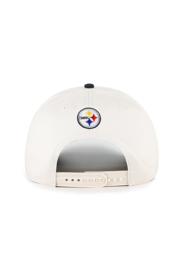 Women's '47 Natural Pittsburgh Steelers Rope Script Hitch Adjustable Hat, Alternate, color, Natural