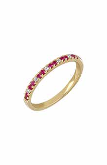Bony Levy Ruby & Diamond Stack Ring