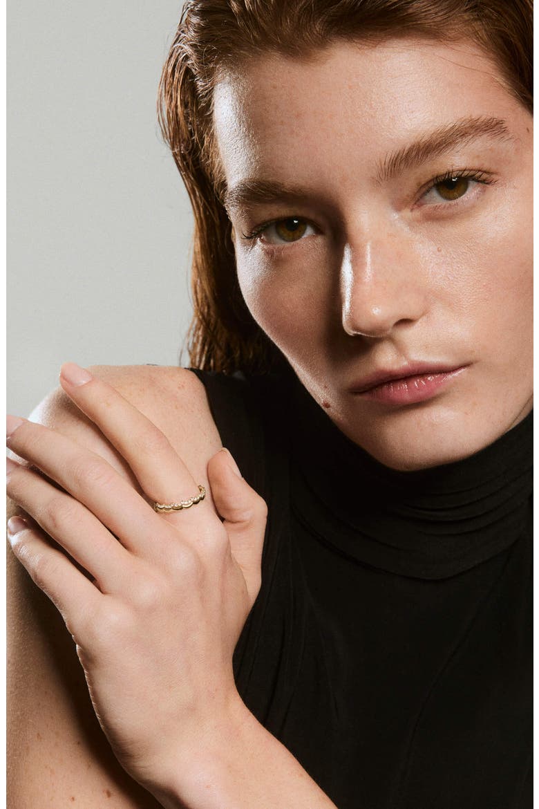 Scalloped Sapphire Stacker Set, Alternate, color, 18K Gold Vermeil