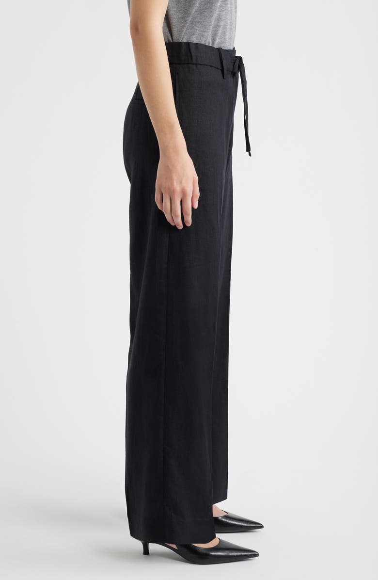 COS Linen Drawstring Pants, Alternate, color,