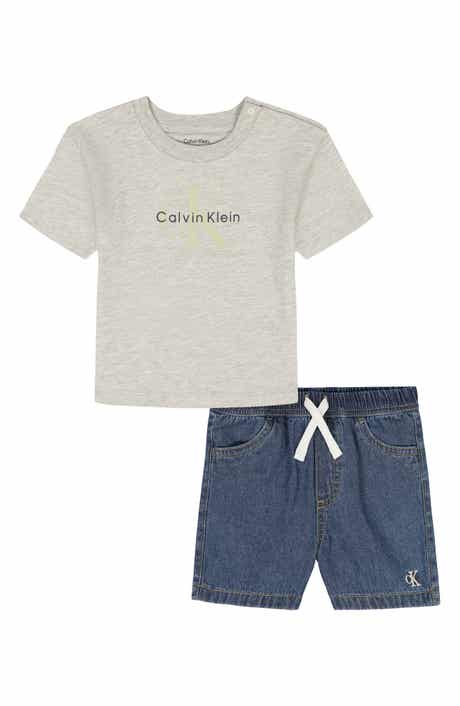 Kids' Logo T-Shirt & Denim Shorts Set
