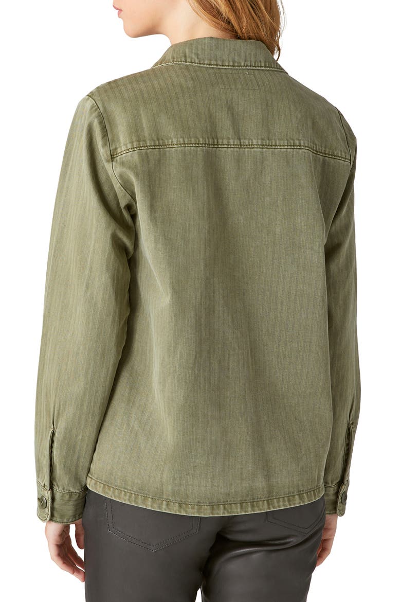 Utility Shirt Jacket, Alternate, color, 378 OLIVE