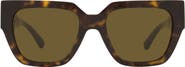 Versace 53mm Square Sunglasses