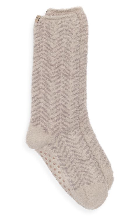 CozyChic™ Herringbone Gripper Crew Socks