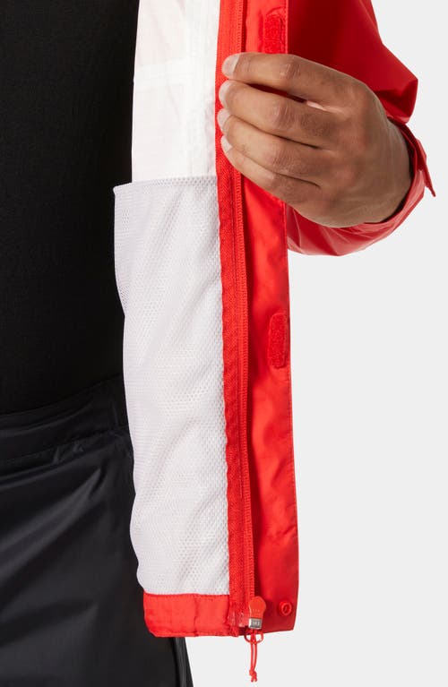 Helly Hansen Loke 2.0 Waterproof Packable Jacket In Red