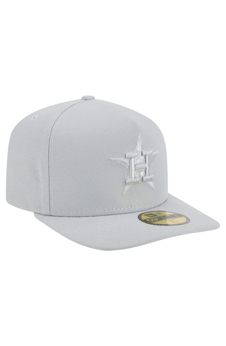 New Era Men's New Era  Gray Houston Astros Colorpack 59FIFTY Fitted Hat, Alternate, color, 