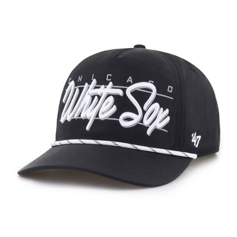 Men's '47  Black Chicago White Sox Condor Hitch Adjustable Hat