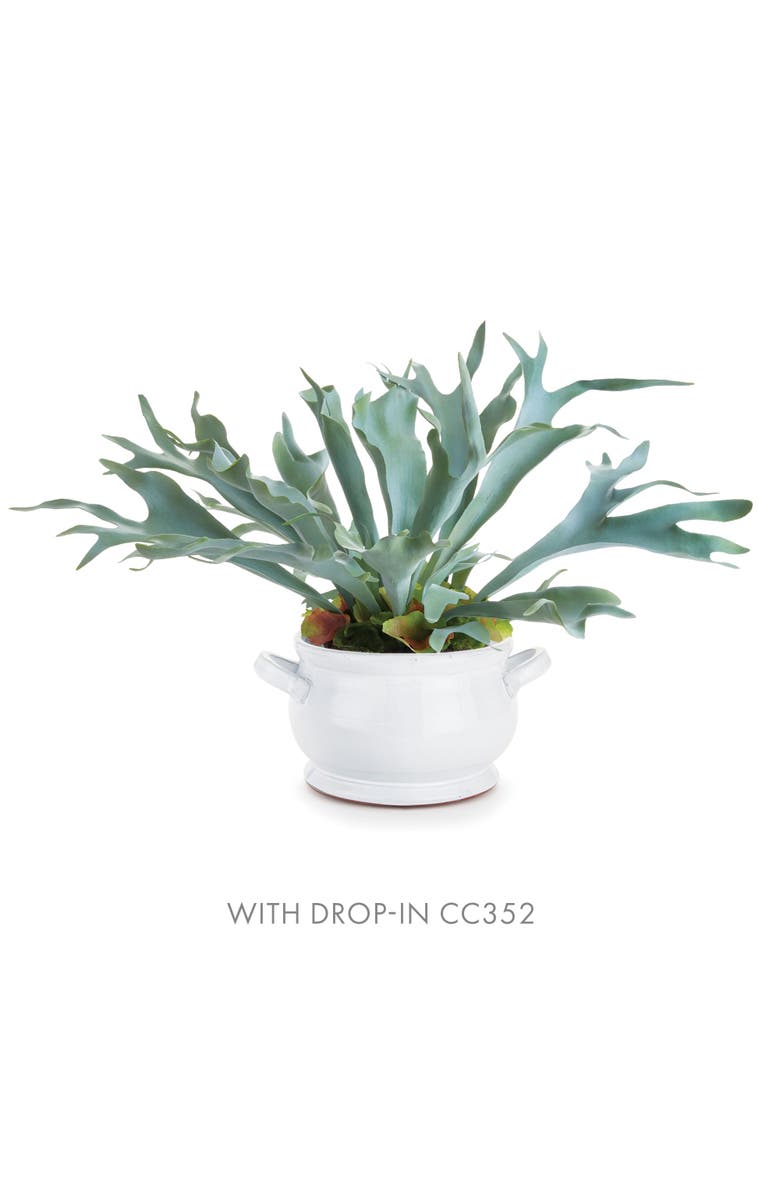 Napa Home & Garden Bradford Footed Bowl, Alternate, color, White