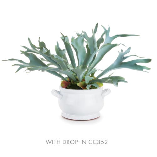 Napa Home & Garden Bradford Footed Bowl In White