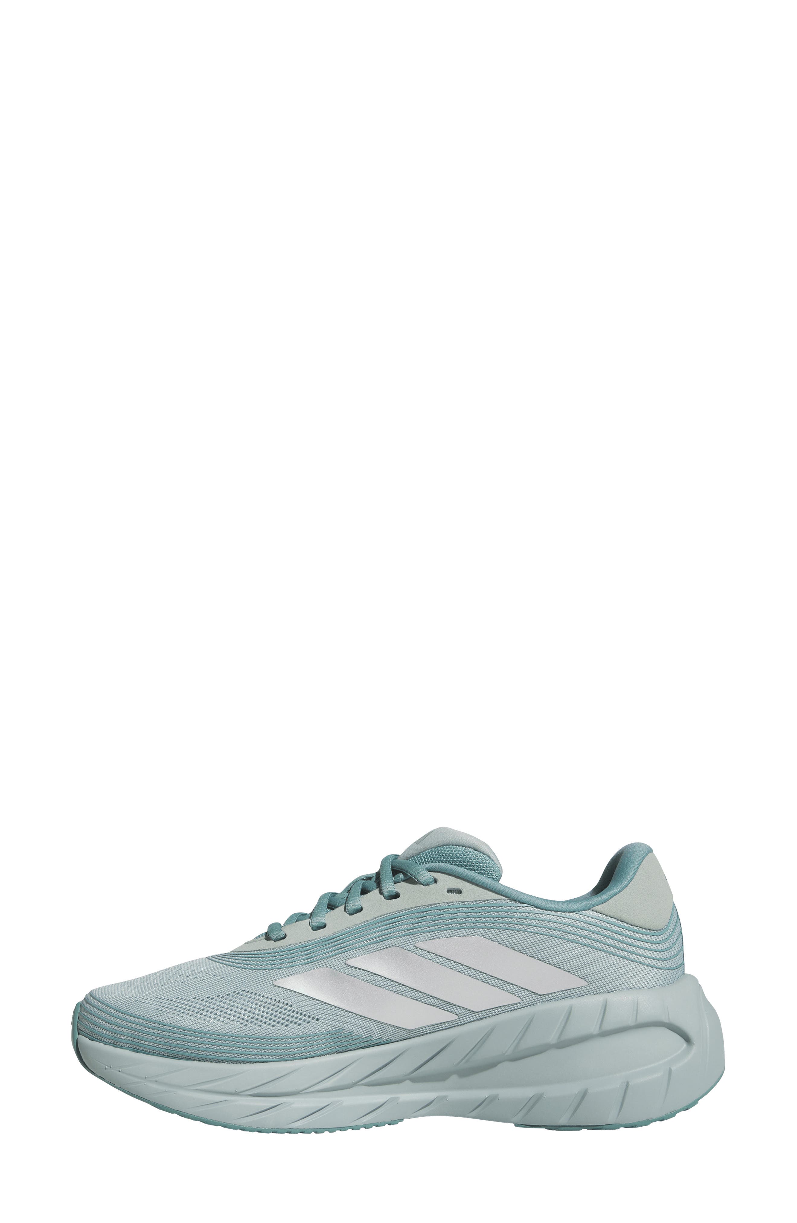 Adipure Shift Running Shoe, Alternate, color, SAGE/ GREY ONE/ SILVER GREEN