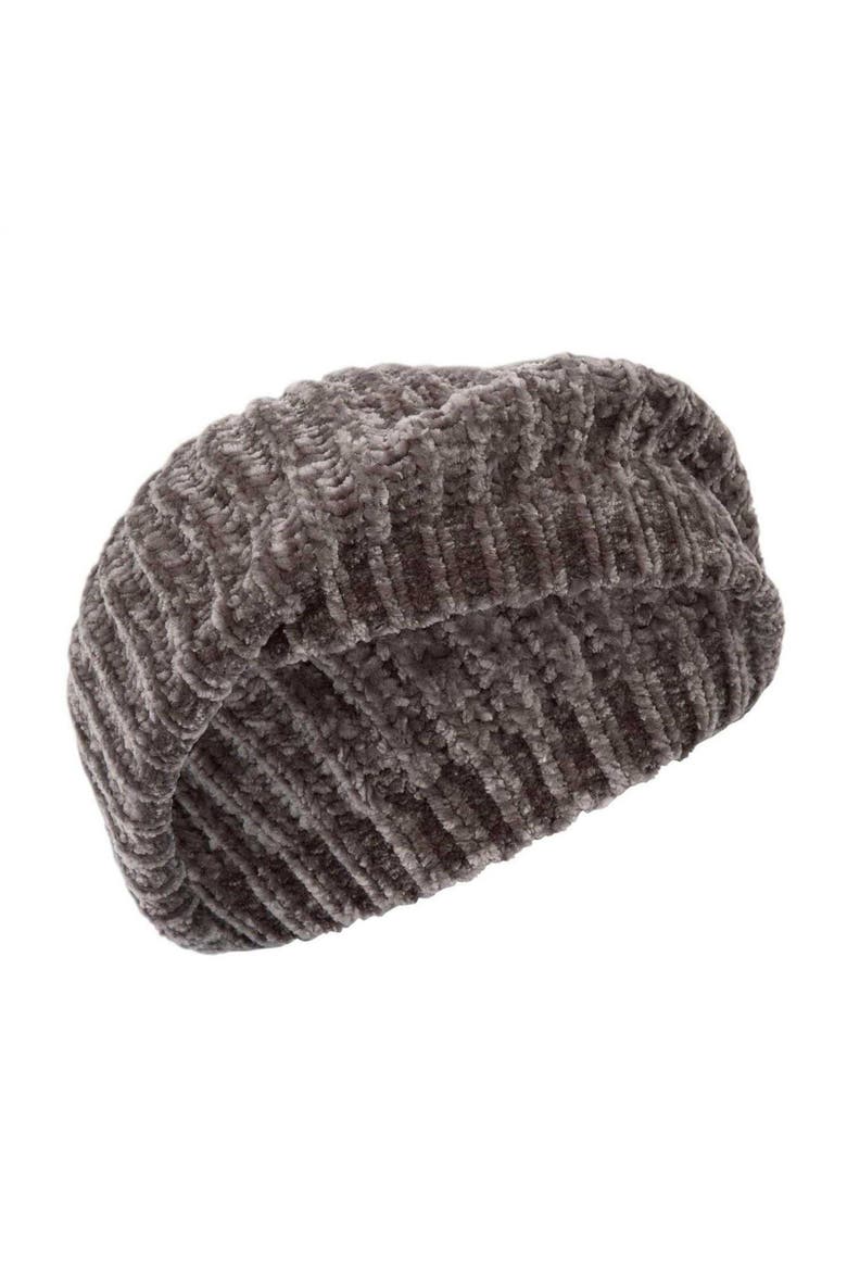 Artois Logo Chenille Beret, Main, color, Gray