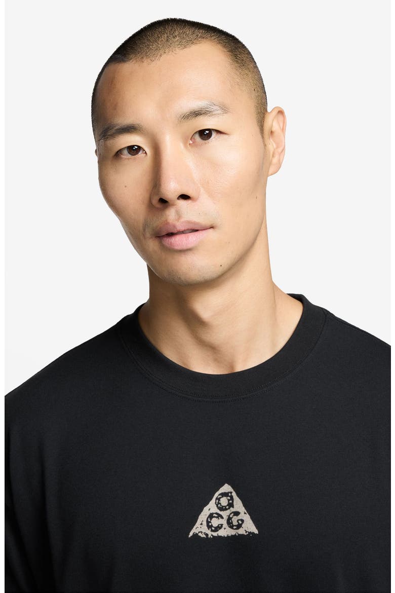 ACG Dri-FIT Logo Graphic T-Shirt, Alternate, color, BLACK/ LIGHT OREWOOD BROWN