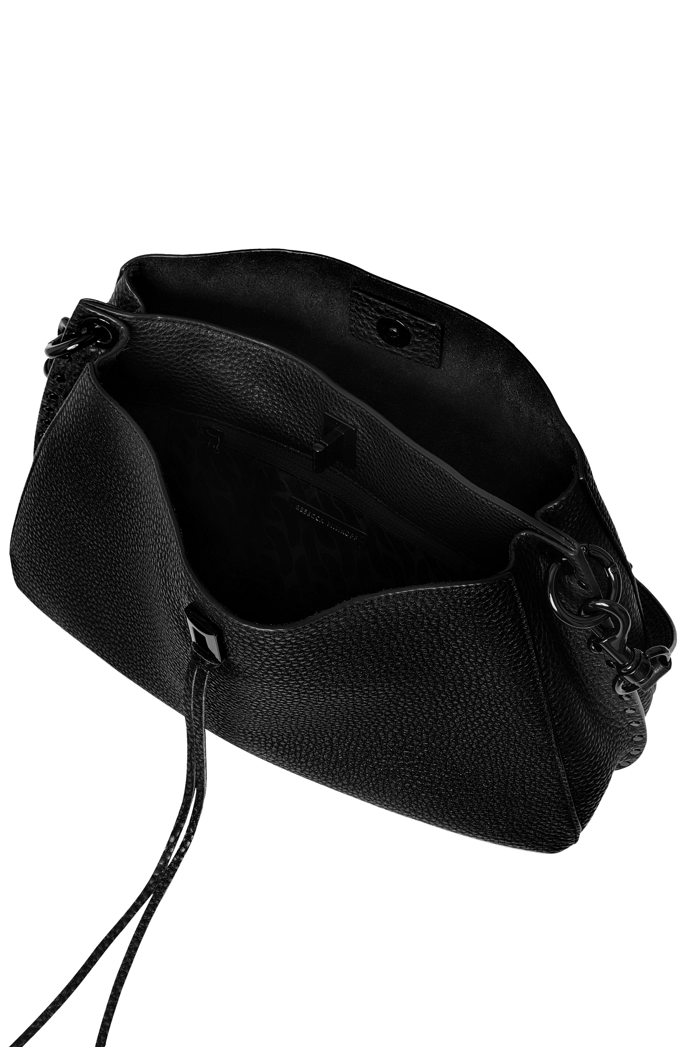 Rebecca Minkoff Darren East/West Leather Shoulder Bag, Alternate, color, 