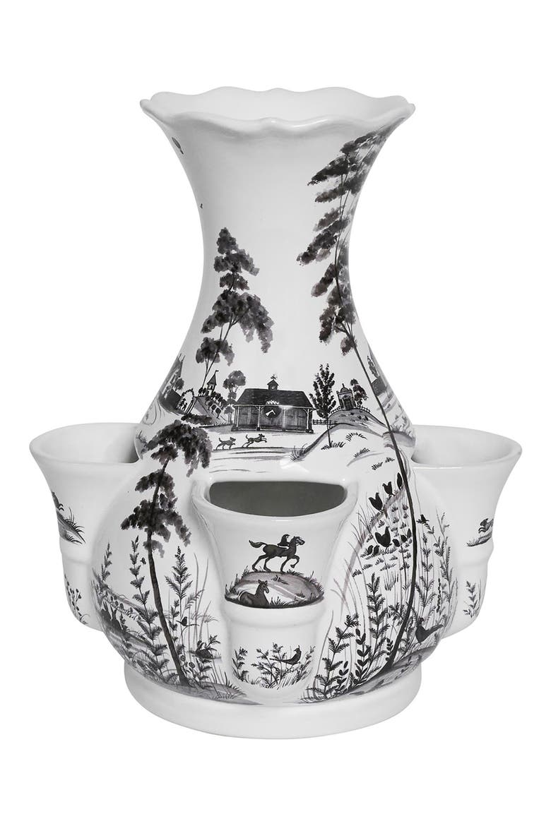 Country Estate 11" Tulip Vase, Main, color, FLINT GREY