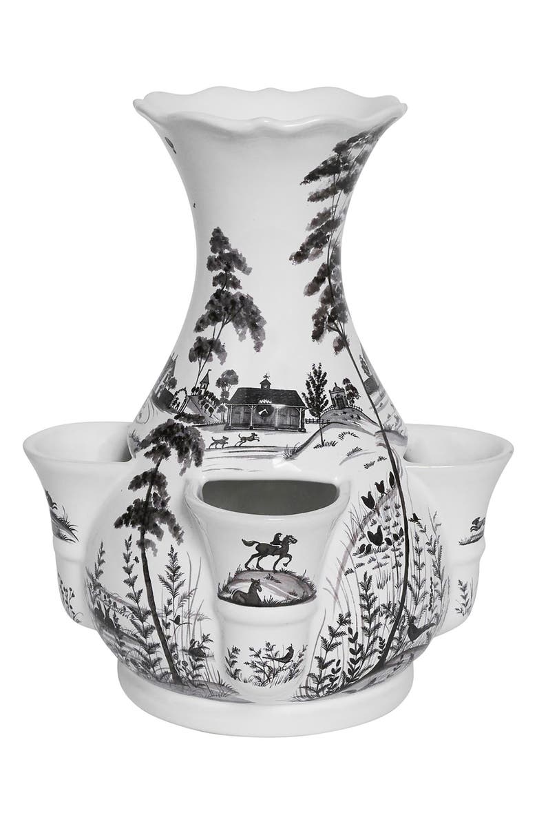 Juliska Country Estate 11" Tulip Vase, Main, color, Flint Grey