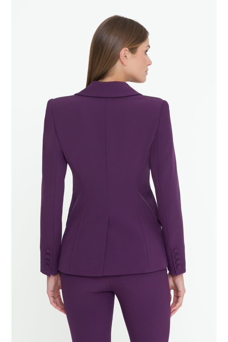 Vera Crepe Blazer, Alternate, color, Purple