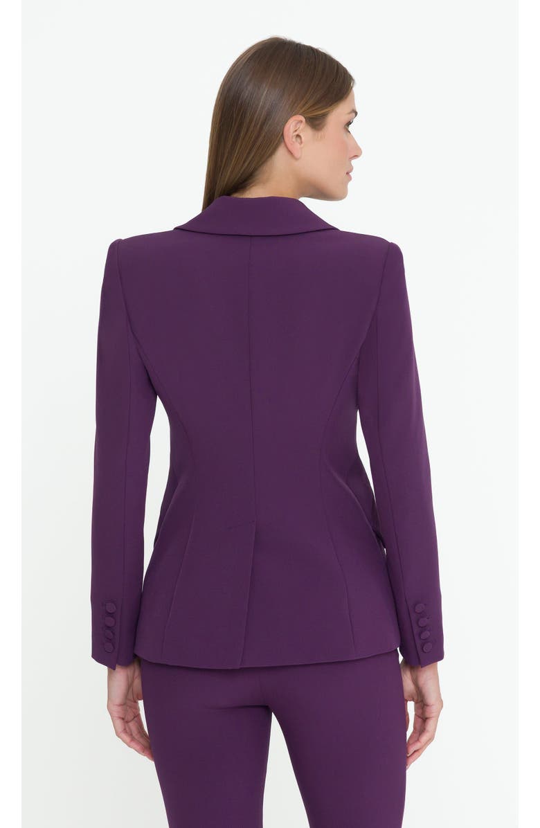Generation Love Vera Crepe Blazer, Alternate, color, Purple