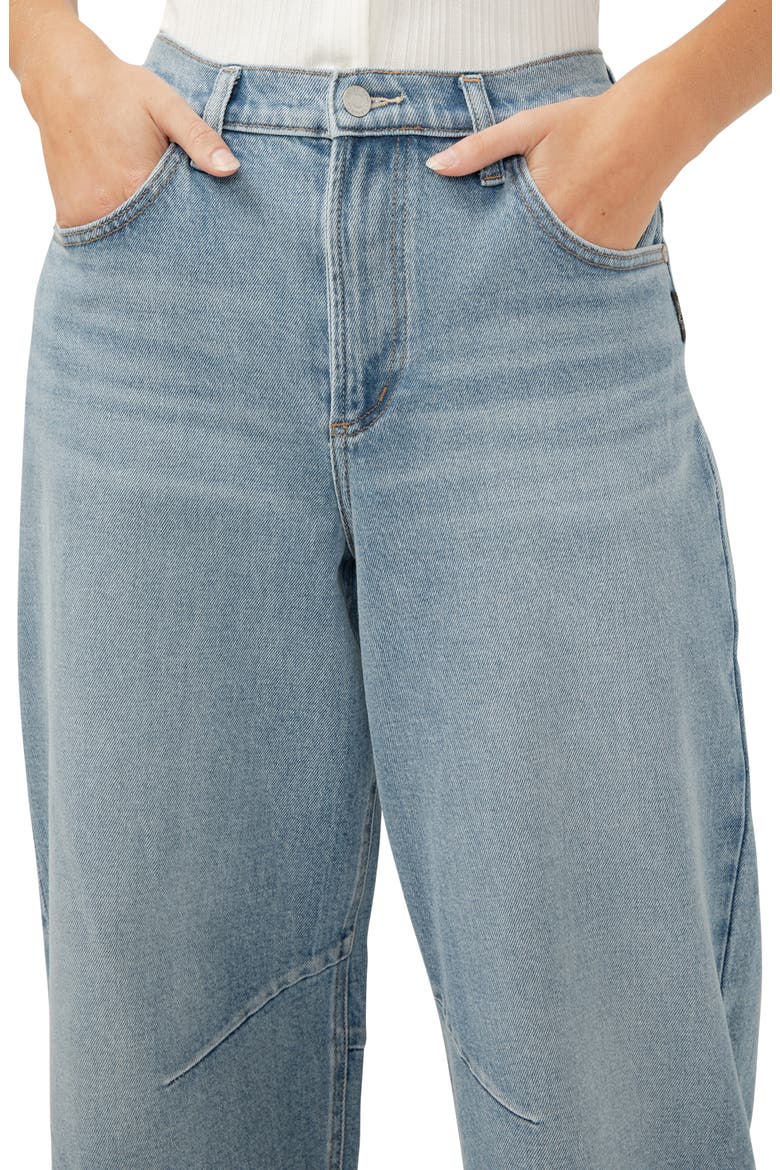 Ankle Barrel Leg Jeans, Alternate, color, INDIGO