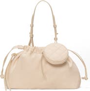 MZ Wallace Small Waverly Leather-Trimmed Shoulder Bag