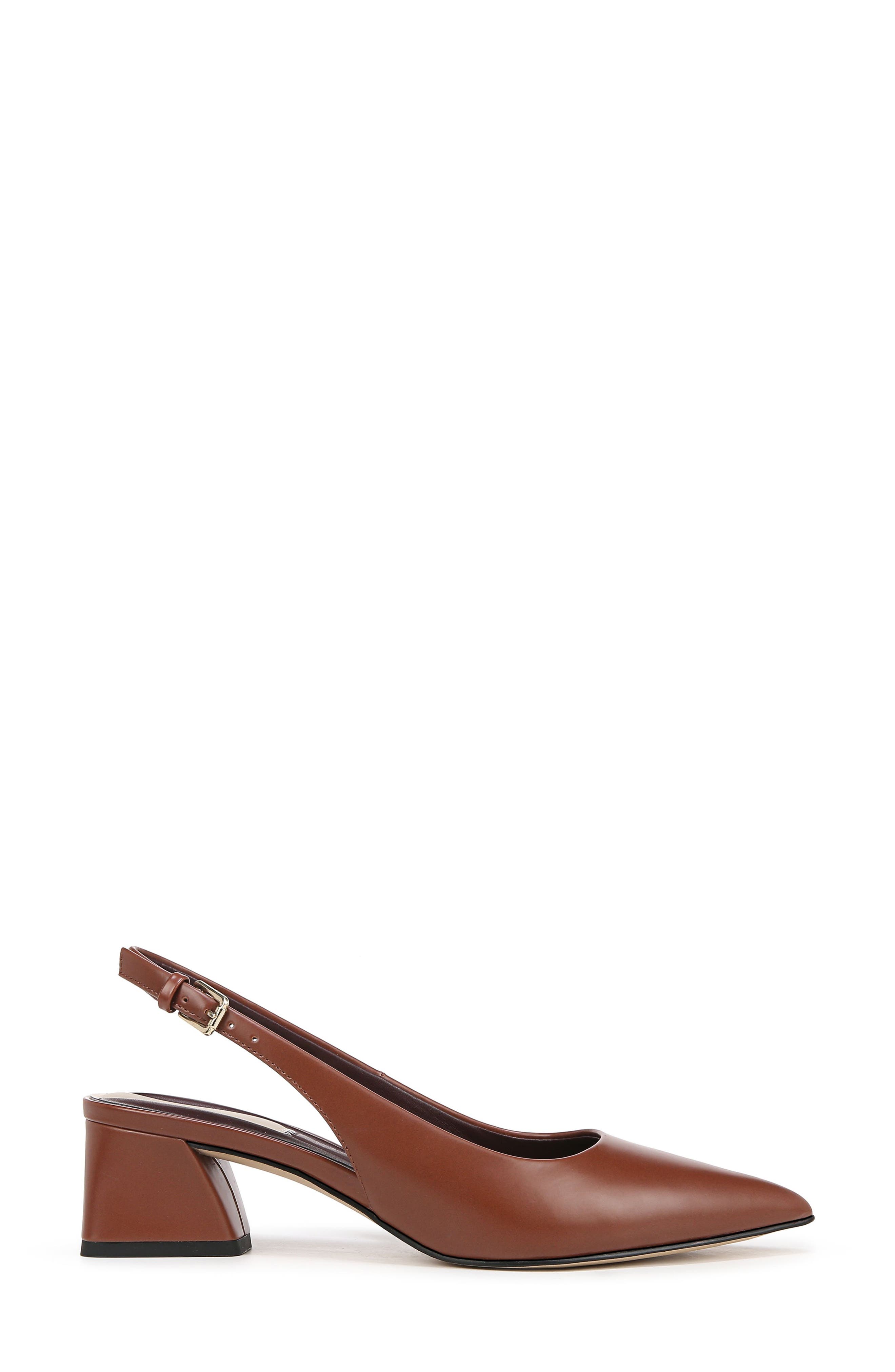 Franco Sarto Racer Slingback Pump, Alternate, color, Brown