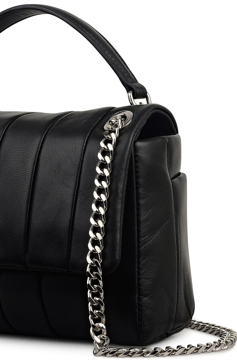 Radley Burton Way Quilted Flap Crossbody Bag, Alternate, color, Black