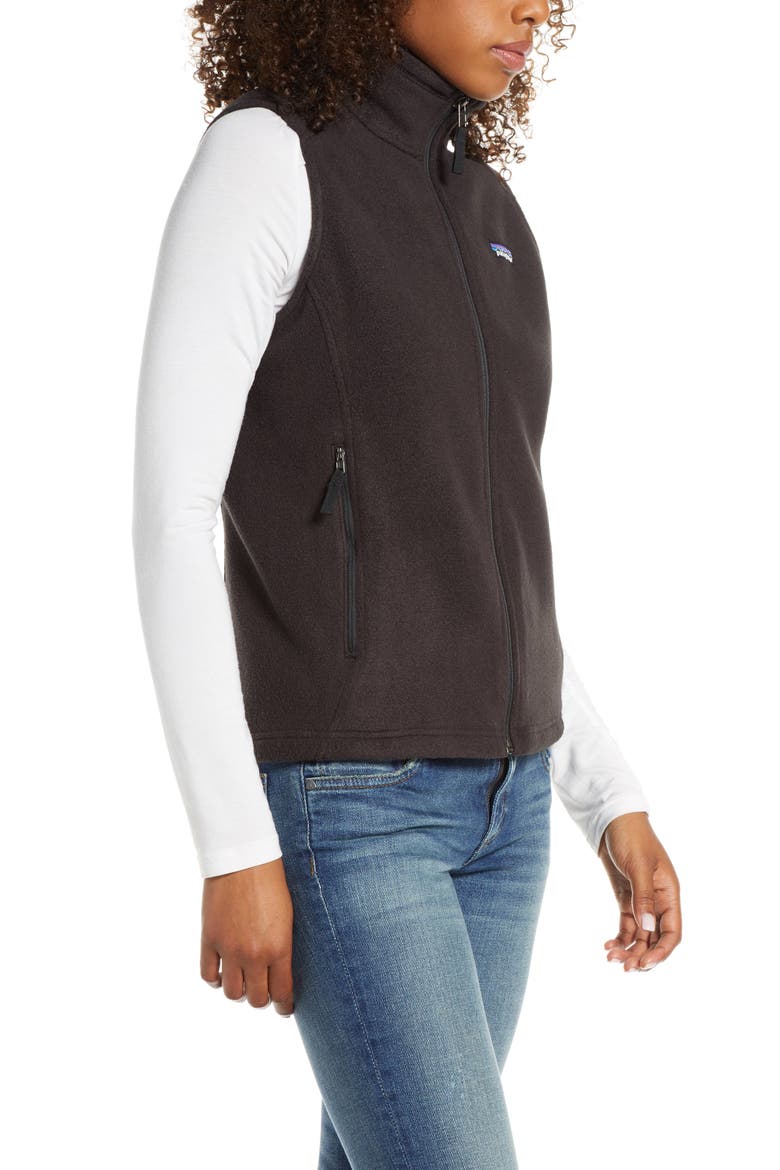 Classic Synchilla® Recycled Fleece Vest, Alternate, color, BLACK