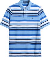 Polo Ralph Lauren Classic Fit Stripe Cotton Mesh Polo Shirt