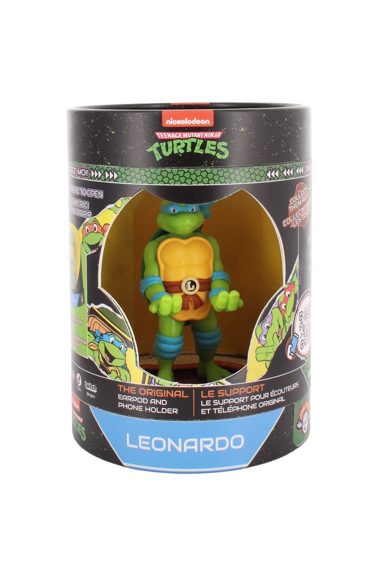 Holdems Tmnt Leonardo Earbud & Phone Holder, Alternate, color, Multicolored