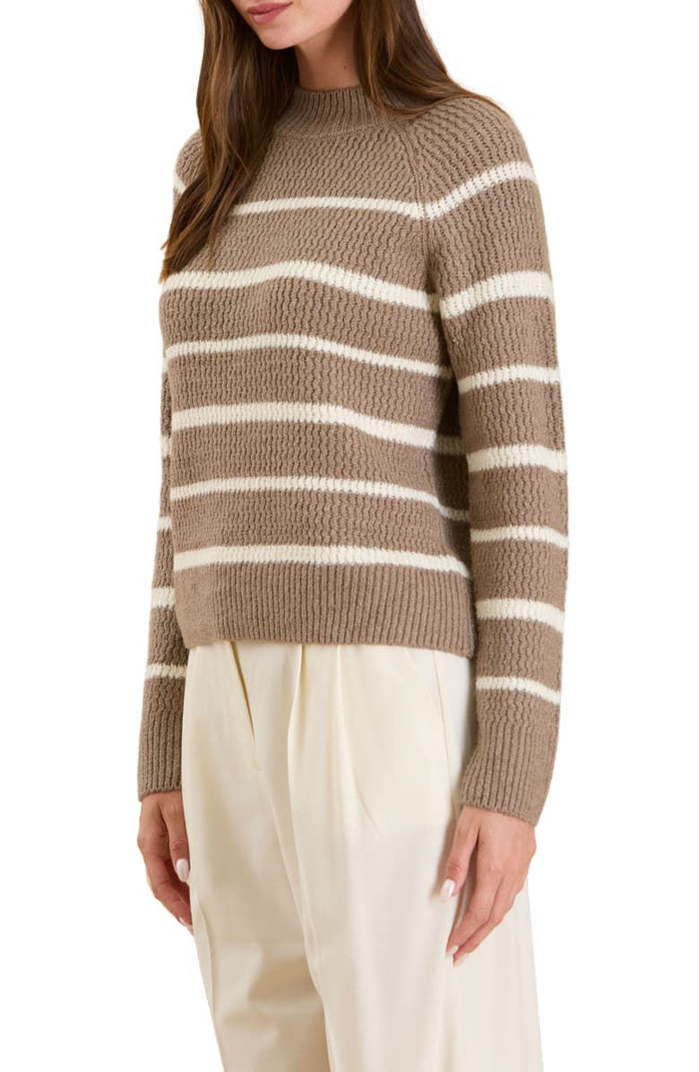 Blu Pepper Stripe Ribbed Sweater, Alternate, color,