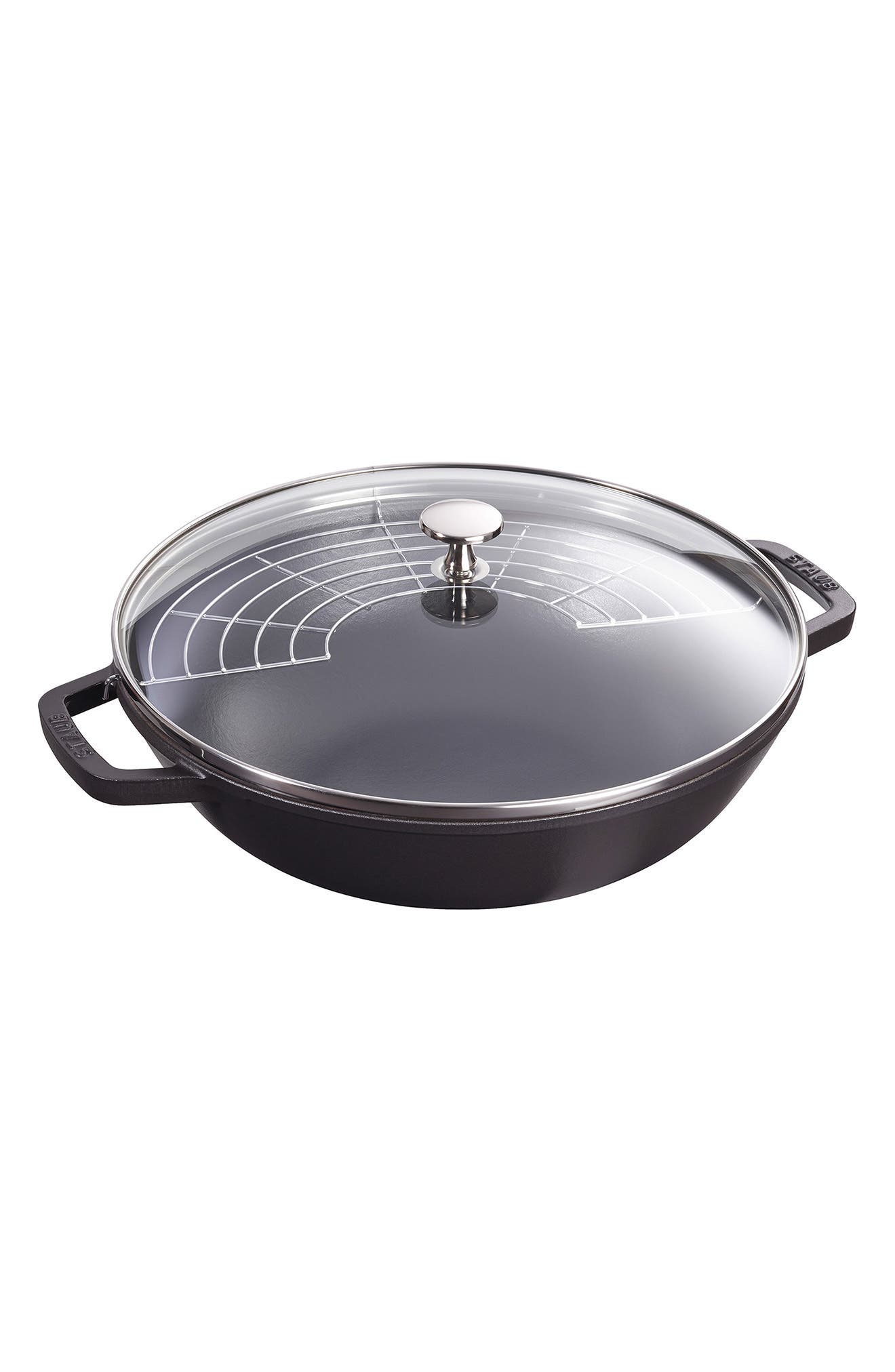 Staub 4.5-Quart Enameled Cast Iron Perfect Pan in Matte Black 