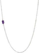 Nashelle Semiprecious Stone Station Chain Necklace