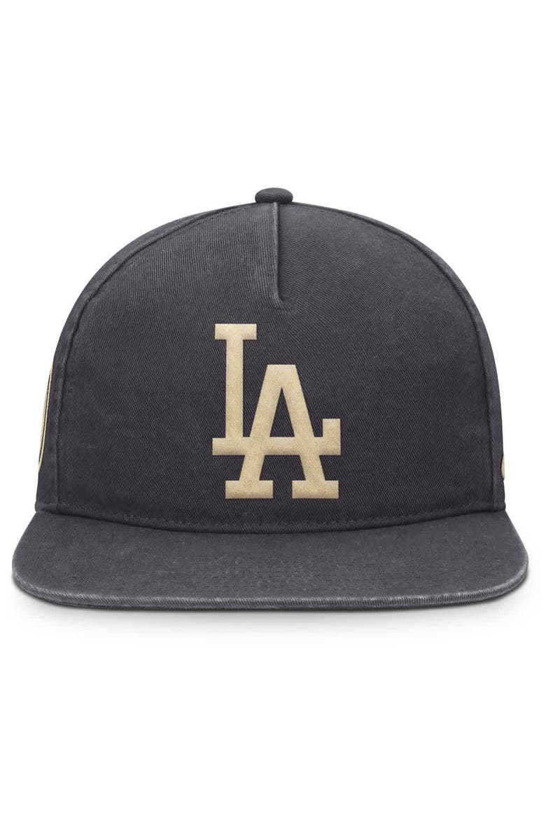 Nike Men's Nike Anthracite Los Angeles Dodgers Monotone Pro Adjustable Hat, Alternate, color, Anthracite