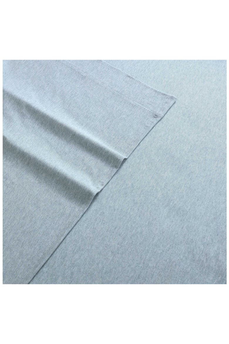 Modern Mélange Cotton Blend Sheet Set, Alternate, color, PASTEL BLUE
