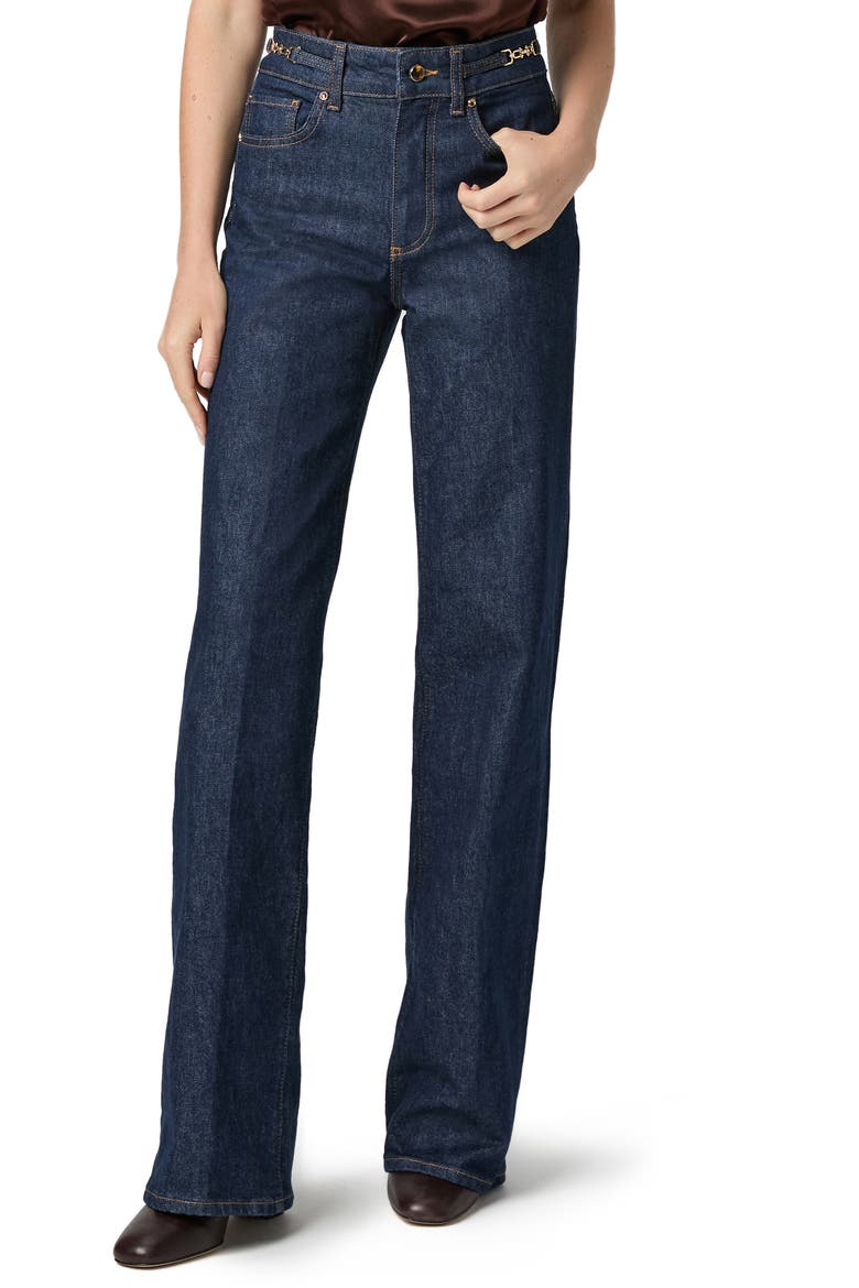 Sasha High Waist Wide Leg Jeans, Alternate, color, AMORA