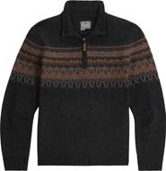 ROYAL ROBBINS Arch Rock Quarter Zip Merino Wool Pullover