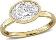 Julianna B. Lab Grown Diamond Oval Solitaire Ring 14k Gold