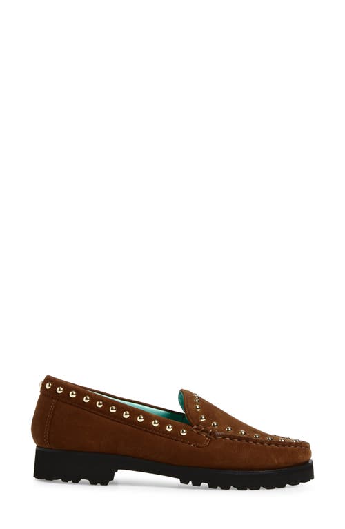 Robert Zur Diane Stud Loafer In Brown