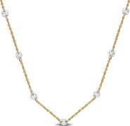 Julianna B. 3/4 CTW Lab-Grown Diamond Station Necklace 14K