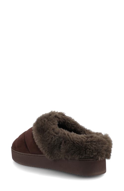 Journee Collection Blair Faux Fur Slipper In Multi