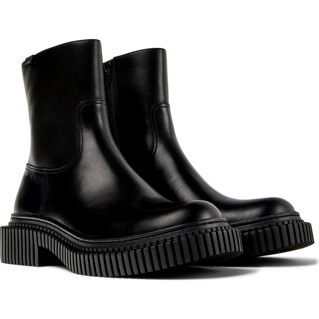 Camper Pix Berlin Zip Boot In Black