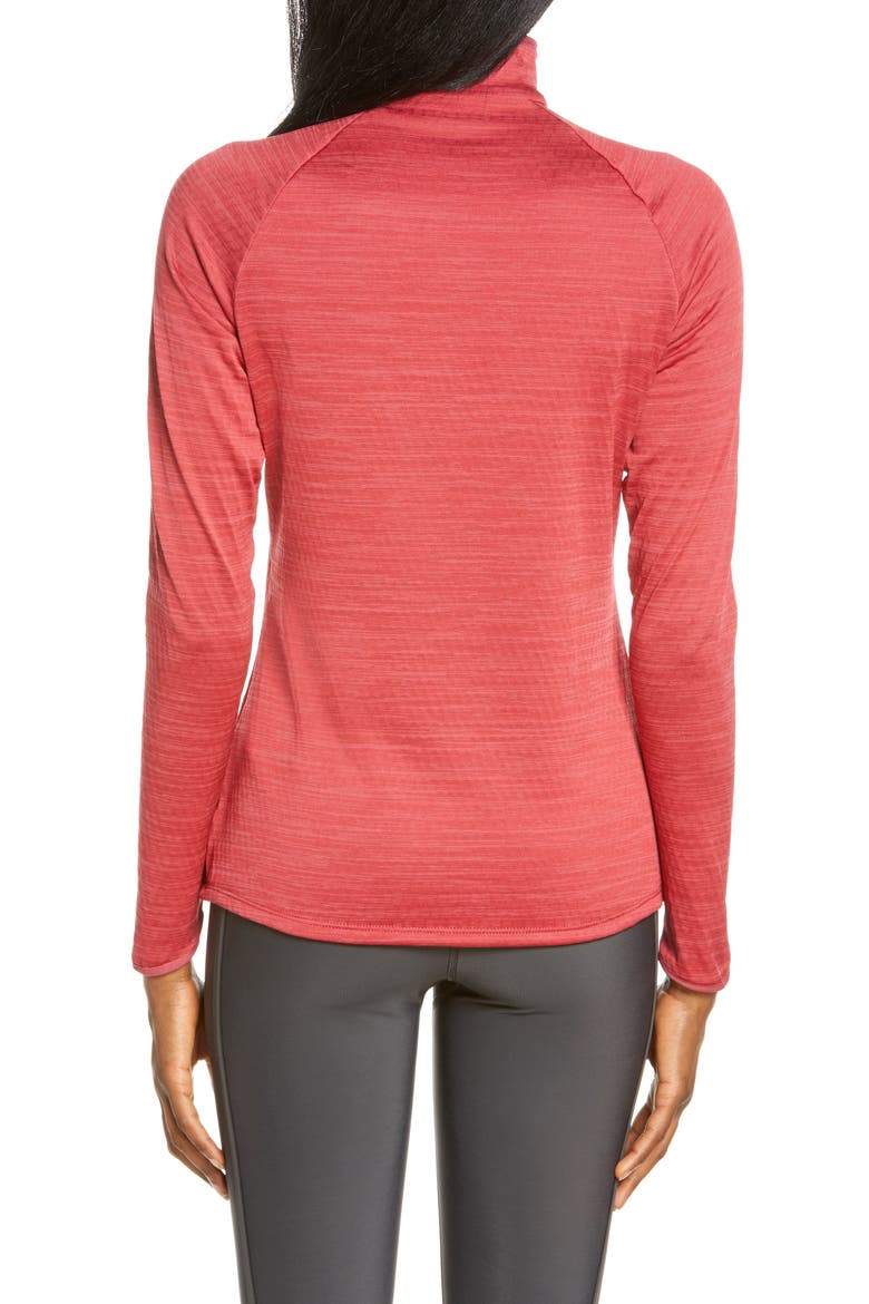 Run Easy Half-Zip Mid-Layer Top, Alternate, color, DEEP CLARET MELANGE